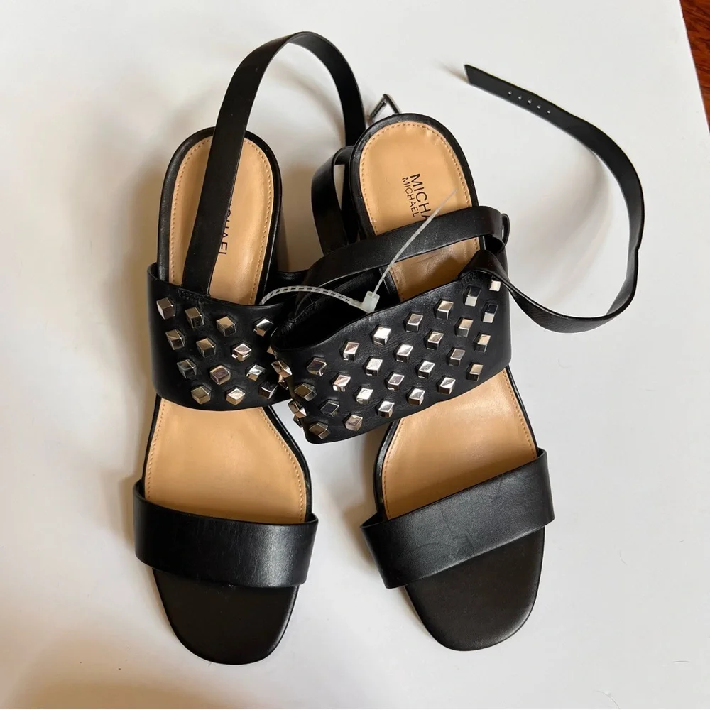 Michael Kors Valencia Ankle Strap Heels Sz 10 NWOB